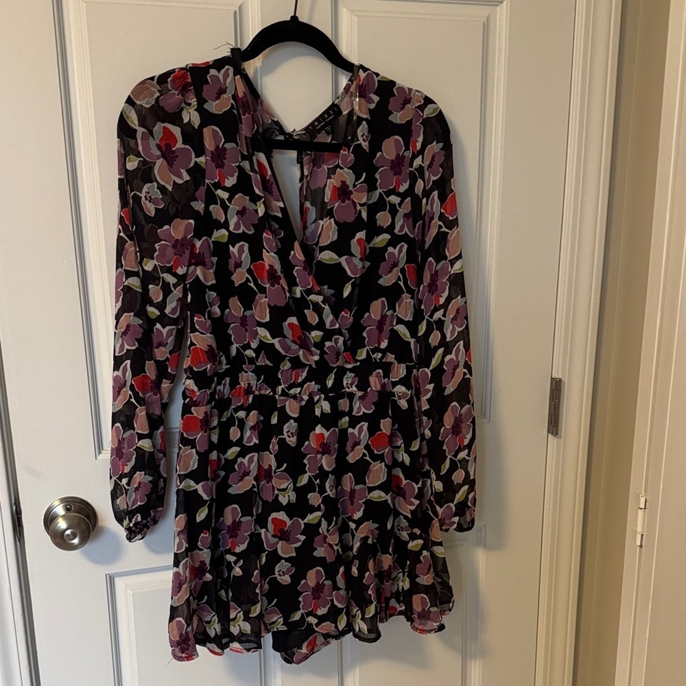 Trixxi Floral Long Sleeve Romper